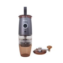 Load image into Gallery viewer, ABUDEN Dual Mode Portable Coffee Grinder Manual Automatic Coffee Grinder Rechargeable USB Type C Travel Coffee Grinder
