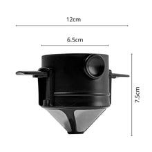 Load image into Gallery viewer, ABUDEN Pour Over Coffee Dripper Stainless Steel Mesh Drip Coffee Filter Foldable Coffee Filter Portable Coffee Filter

