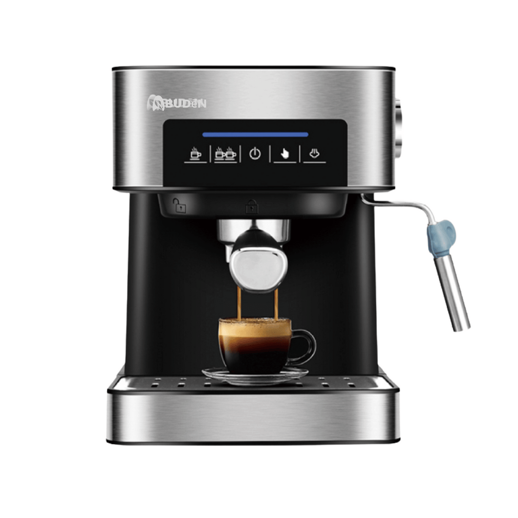 ABUDEN Espresso Machine 20 Bar Espresso Coffee Machine Coffee Maker in Malaysia Milk Steam Maker Expresso Machine SIRIM