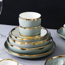 Load image into Gallery viewer, Seralle Nordic Ceramic Tableware Set Ceramic Dinner Set Plate Bowl Set Matte Dining Set 6 person Set Pinggan Mangkuk
