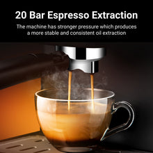Load image into Gallery viewer, ABUDEN Espresso Machine 20 Bar Espresso Coffee Machine Coffee Maker in Malaysia Milk Steam Maker Expresso Machine SIRIM
