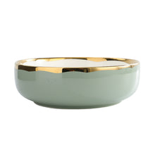 Load image into Gallery viewer, Seralle Light Green Nordic Tableware Ceramic Dinner Plate 10 inch Pinggan Mangkuk Seramik Rice Bowl Spoon Sauce Plate Soup Bowl 8 inch
