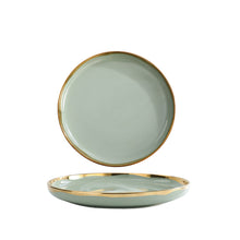 Load image into Gallery viewer, Seralle Light Green Nordic Tableware Ceramic Dinner Plate 10 inch Pinggan Mangkuk Seramik Rice Bowl Spoon Sauce Plate Soup Bowl 8 inch
