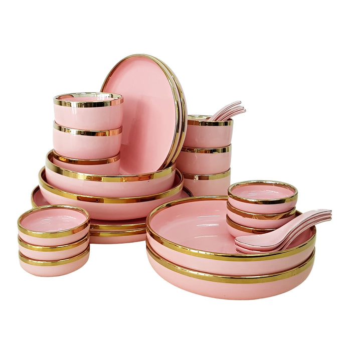 Seralle Nordic Ceramic Tableware Set Ceramic Dinner Set Plate Bowl Set Matte Dining Set 6 person Set Pinggan Mangkuk